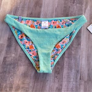 BODY GLOVE mint green bikini bottom sz L